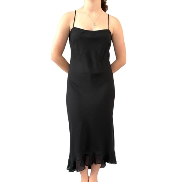 Vintage Midi Cocktail Slip Dress - Picture 1 of 12